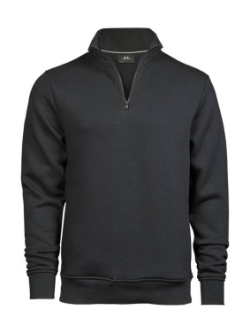 Sweatshirt mit halbem Reißverschluss, marineblau – Tee Jays (3)