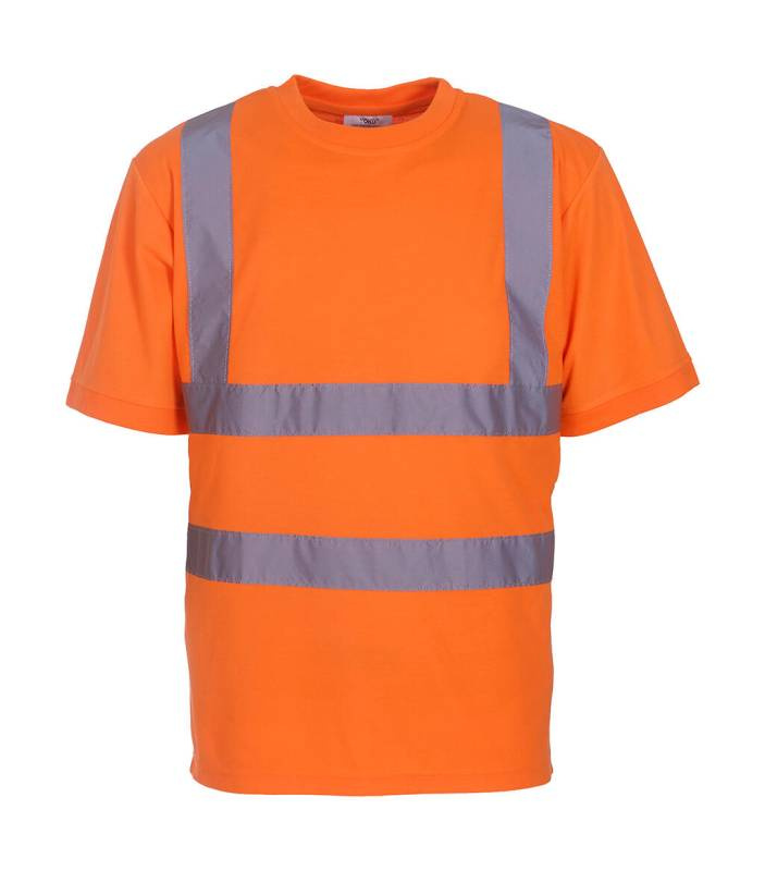 Fluoreszierendes T-Shirt, fluoreszierendes Orange – Yoko (1)