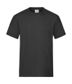 Schweres Baumwoll-T-Shirt, schwarz