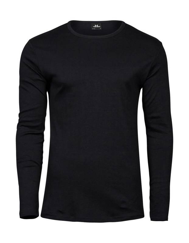 Herren LS Interlock T-Shirt, schwarz – Tee Jays (1)