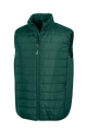 Gepolsterter Bodywarmer aus recyceltem Werbematerial, flaschengrün