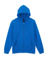 Softstyle Midweight Kapuzenpullover mit durchgehendem Reißverschluss, königsblau, Königlich
