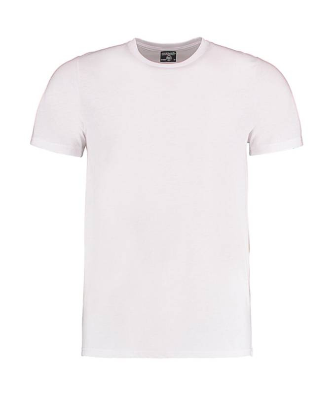 Modisches Superwash® 60º T-Shirt in modischer Passform, weiß – Kustom Kit (1)