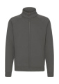 Premium-Sweatjacke, Hellgrau