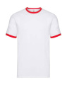 Ringer T, weiß/rot