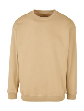 Sweatshirt mit Rundhalsausschnitt, Union Beige