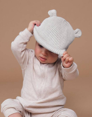 Bio-Babybär-Mütze, Mandel – Beechfield (3)