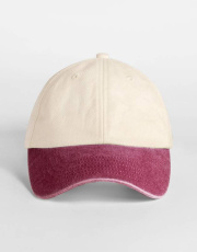 Contrast Peak Low Profile Vintage Cap, Natürliches/Vintage-Rot
