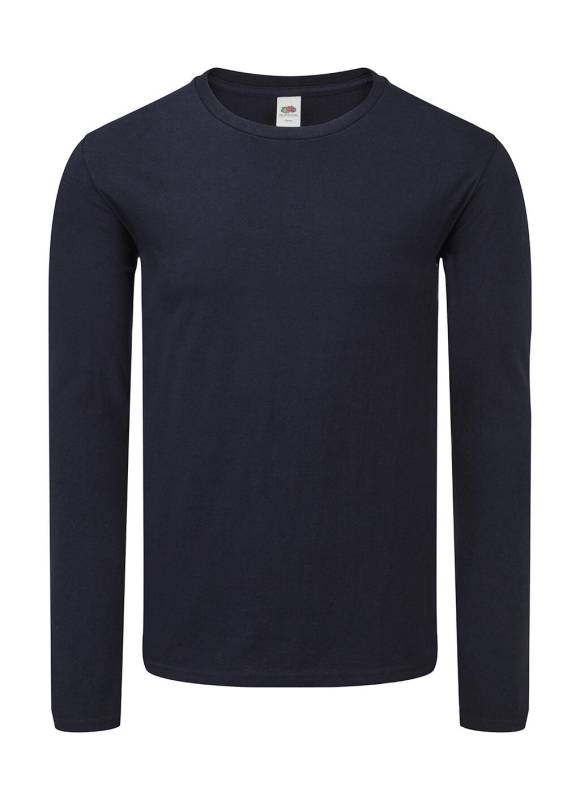 Kultiges 150 Classic Langarmshirt, tiefes Marineblau – Fruit of the Loom (1)