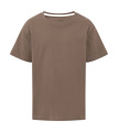 Signature Tagless Tee Kids, Tiefes Taupe