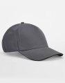 EarthAware® Clas. Bio-Baumwolle, 5-Panel-Sandwich-Peak, Graphitgrau/Schwarz