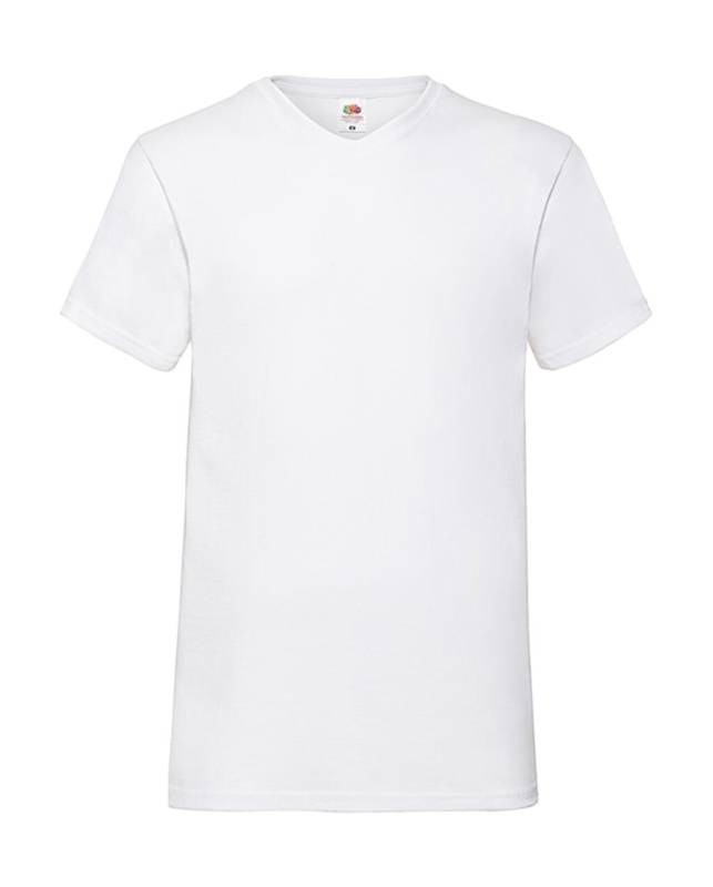 Valueweight V-Neck-T-Shirt, weiß – Fruit of the Loom (1)