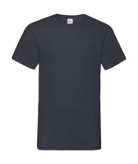 Valueweight V-Neck-T-Shirt, tiefes Marineblau