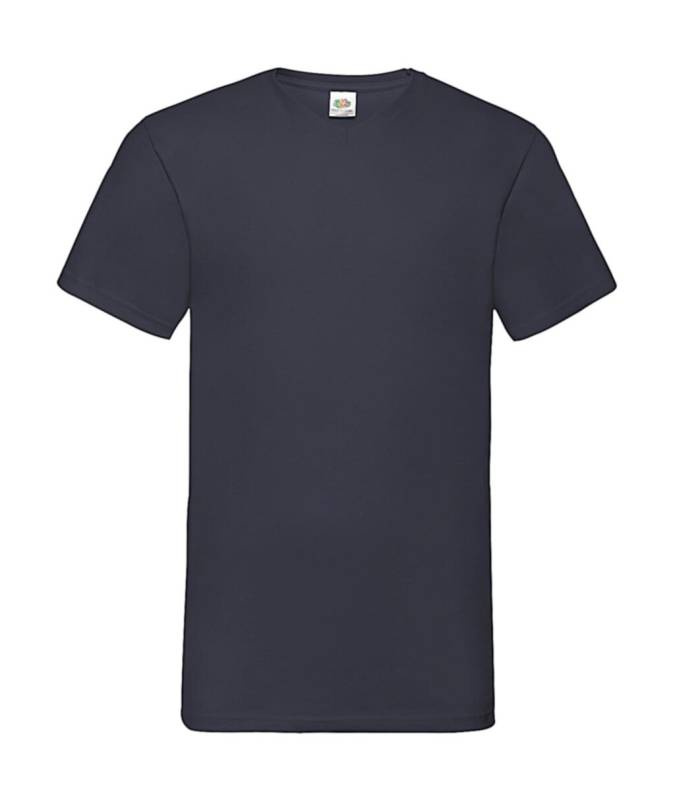 Valueweight V-Neck-T-Shirt, tiefes Marineblau – Fruit of the Loom (1)