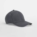 EarthAware® Clas. Bio-Baumwoll-6-Panel-Kappe, Graphitgrau