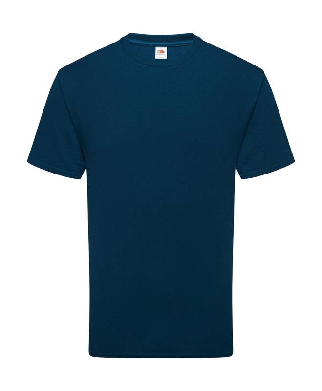 T-Shirt aus reiner Baumwolle, Bergblau – Fruit of the Loom (1)