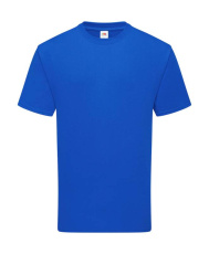 T-Shirt aus reiner Baumwolle, königsblau