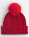 Snow Luxe Mütze, Klassisches Rot