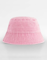 Vintage-Bucket-Hat für junge Träger, Vintage-Dunkelrosa