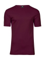 Herren Interlock-T-Shirt, Wein