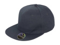 Bronx Original Flat Peak Snapback-Kappe, schwarz