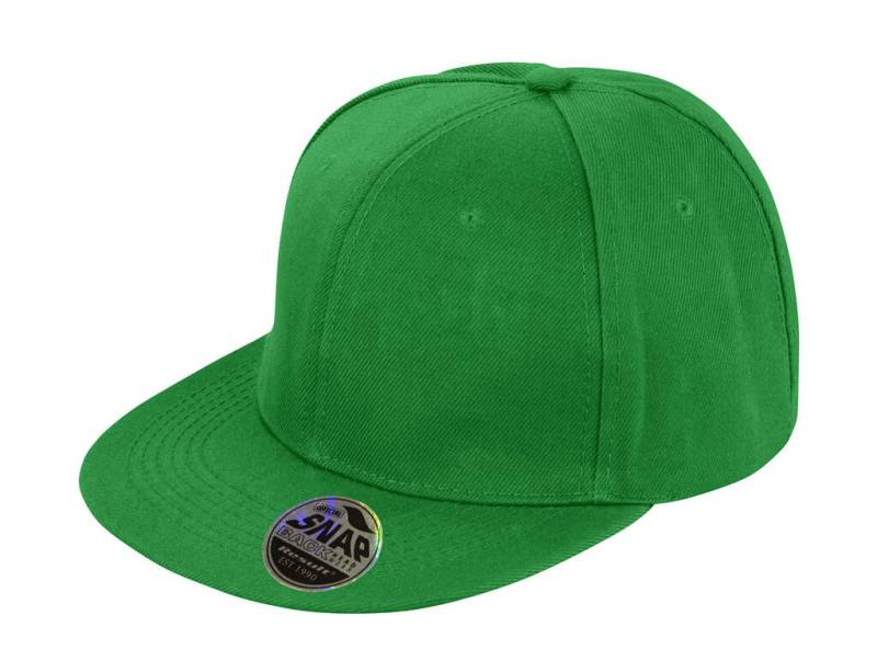 Bronx Original Flat Peak Snapback-Kappe, Smaragd – Result Headwear (1)