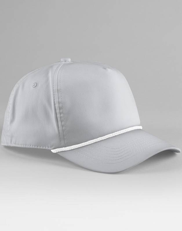 Golfkappe mit Seildetail, hellgrau/weiß – Beechfield (1)