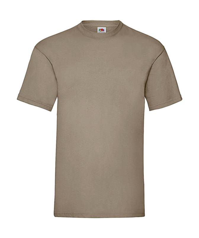 Valueweight Tee, Khaki – Fruit of the Loom (1)