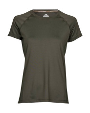 COOLdry Damen-T-Shirt, Dunkelgrün