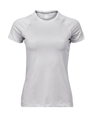 COOLdry Damen-T-Shirt, olivgrün meliert – Tee Jays (3)
