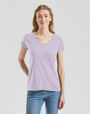 Damen Iconic 150 V-Ausschnitt T-Shirt, Sanfter Lavendel – Fruit of the Loom (3)