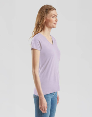 Damen Iconic 150 V-Ausschnitt T-Shirt, fuchsia – Fruit of the Loom (4)