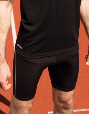 Bodyfit Baselayer-Shorts für Herren, schwarz – Spiro (2)