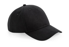 5-Panel-Top aus Bio-Baumwolle, schwarz