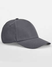 EarthAware® Clas. Bio-Baumwoll-5-Panel-Kappe, Graphitgrau