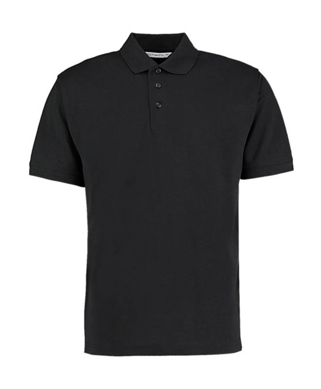 Herren-Poloshirt mit klassischer Passform Superwash® 60º, schwarz – Kustom Kit (1)