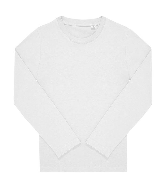 #E150 LSL T-Shirt /Kinder, weiß – B&C (1)