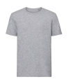 Herren-T-Shirt aus reiner Bio-Baumwolle, Helles Oxford