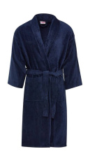 Como Velours Bademantel, marineblau