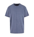 Acid-Washed Heavy Oversize T-Shirt, Vintage Blau