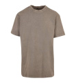 Acid-Washed Heavy Oversize T-Shirt, Dunkelkhaki