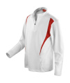 Spiro Trial Training Top, weiß/rot/weiß