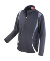Spiro Trial Training Top, schwarz/grau/weiß
