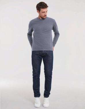 Authentisches klassisches Langarmshirt, Konvoi Grau – Russell Athletic (4)