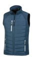 Compass Gepolsterte Softshell-Weste, marineblau/grau