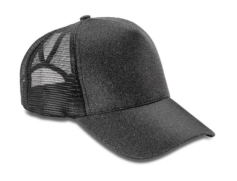 New York Sparkle Cap, schwarz – Result Headwear (1)