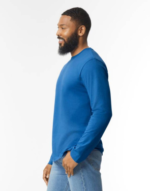 Softstyle Langarm-T-Shirt für Erwachsene, anthrazitgrau – Gildan (3)