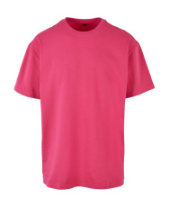Schweres Oversize-T-Shirt, Hibiskus Pink