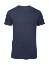 V Triblend/Herren-T-Shirt, marineblau meliert