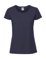 Damen Iconic 195 Ringspun Premium T-Shirt, tiefes Marineblau, Tiefblau